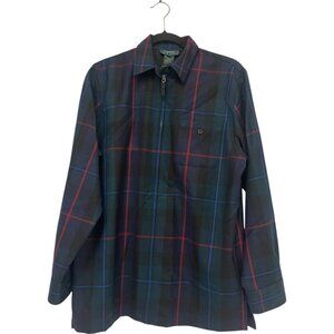Lauren Ralph Lauren Women Jacket Wool Coat M Medium Multicolor Plaid